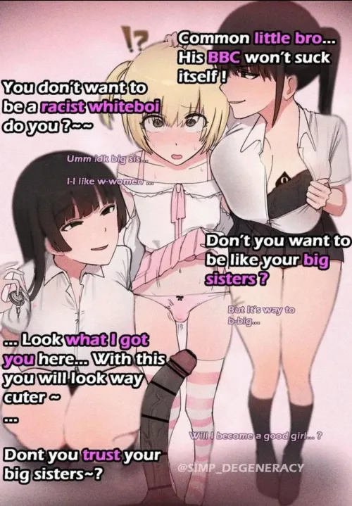 My biggest sisters now best.... i-im not racist....