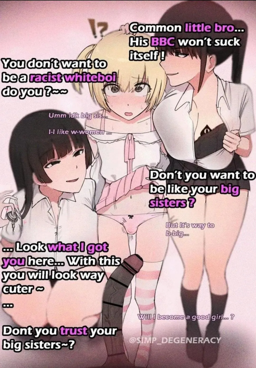 My biggest sisters now best.... i-im not racist....