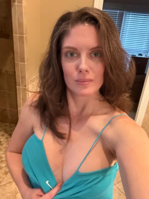 No bra in my Nike dress