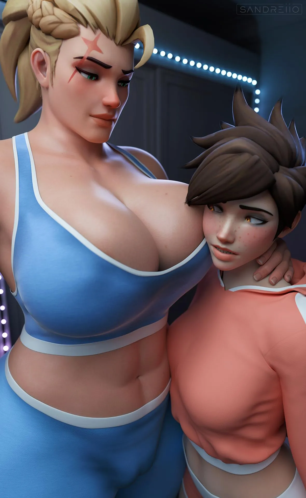 Zarya's Making Tracer Nervous