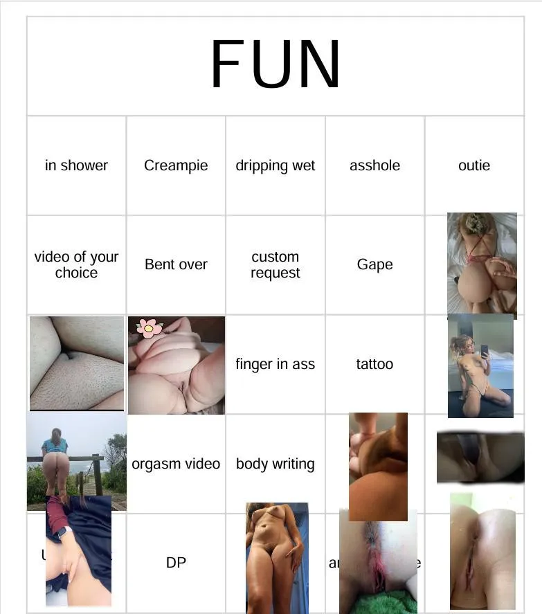 25M I need your help with my bingo card!