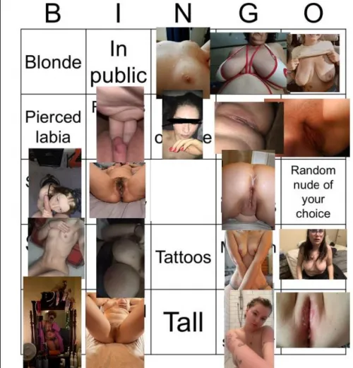 25M I need your help with my bingo card!