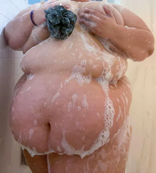 Big soapy belly