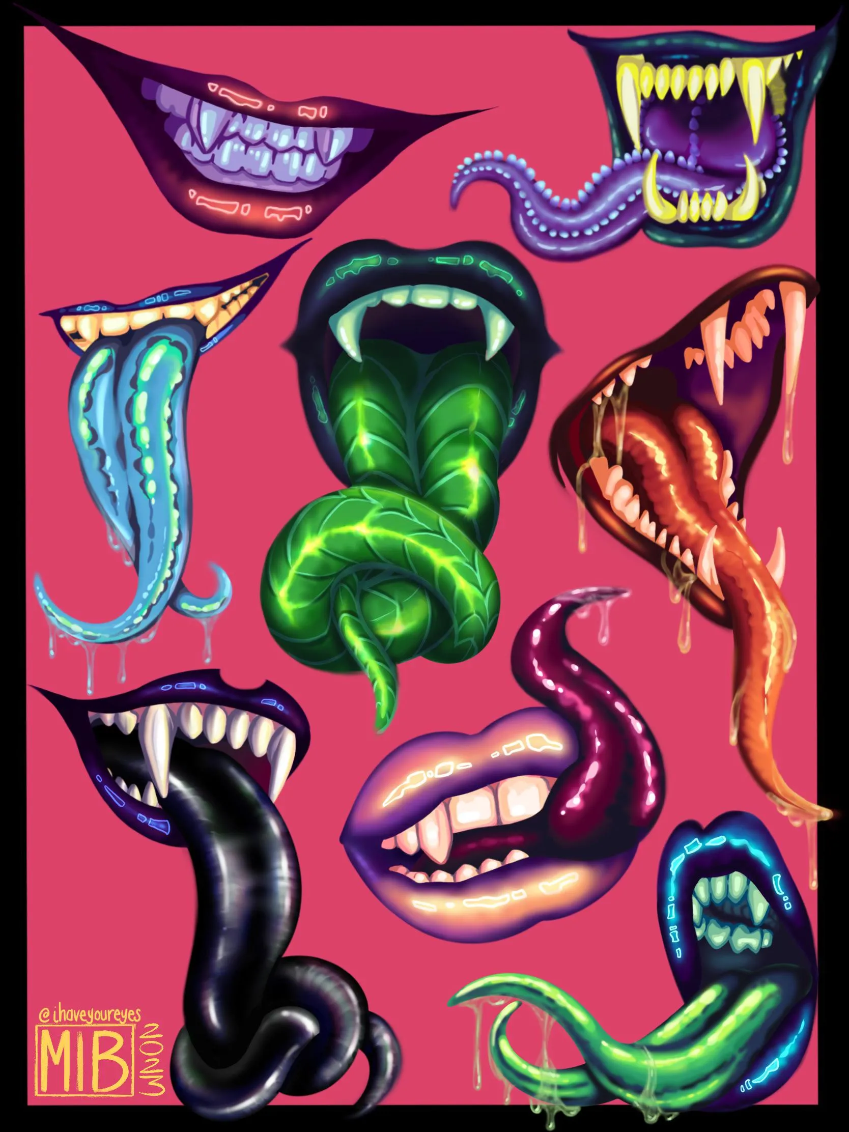 Choose your own adventure monster mouth