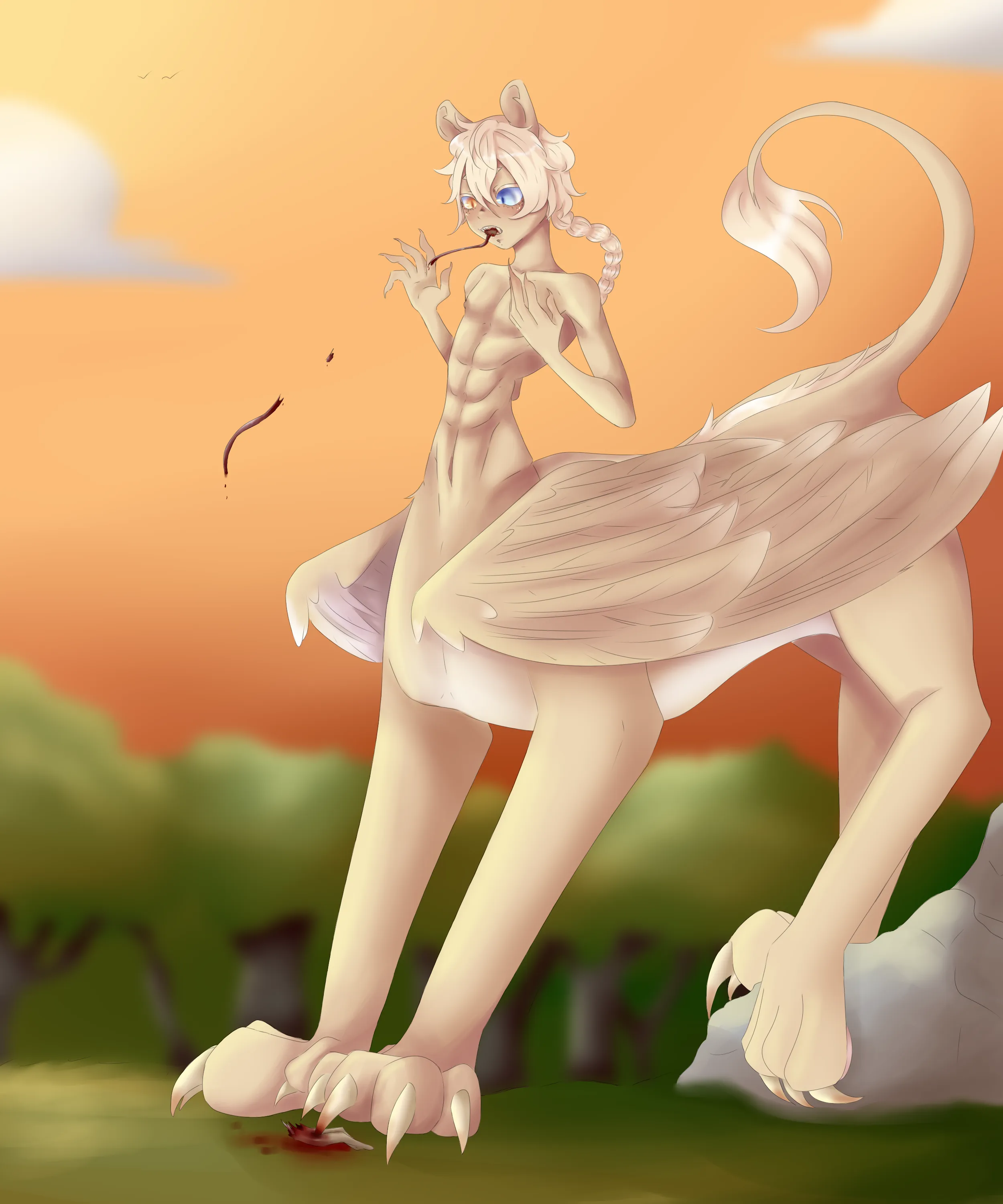 [Cw: hard vore, Macro/Micro] Grimm just wanted to pick you up