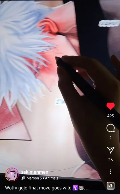 Does anyone have the uncens version of saki's recent reel🥹🙏?