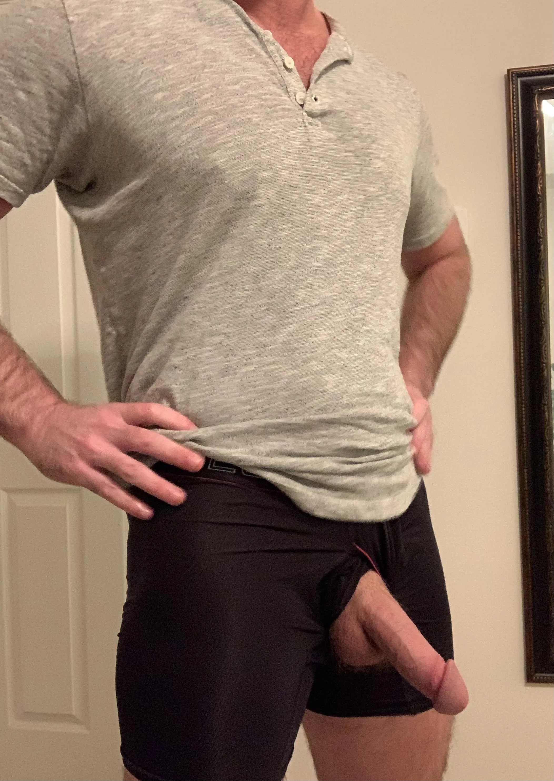 If your roommate pulled his dick through his fly, would you suck it?