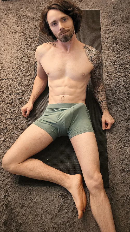 Let's have a nice stretch before work