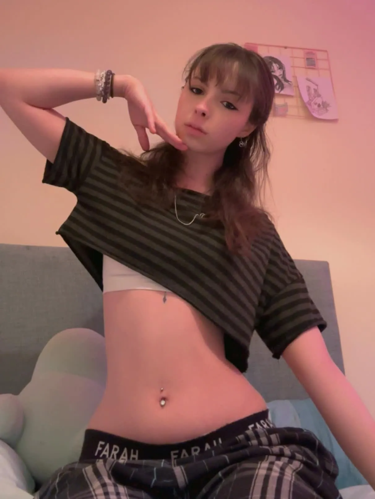 loving my stripe pajama