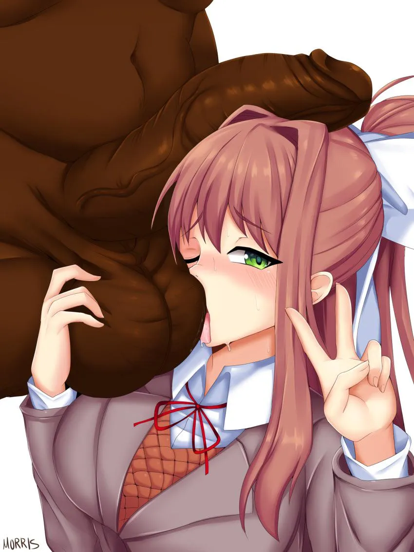 Monika enjoys huge BBC!
