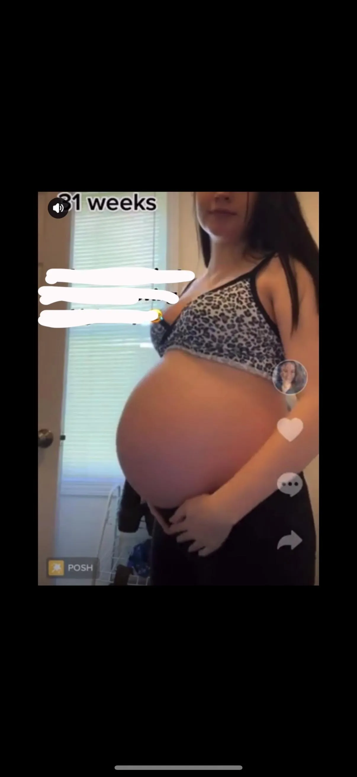 Ready to pop with my first pregnancy, do you like how big I got?