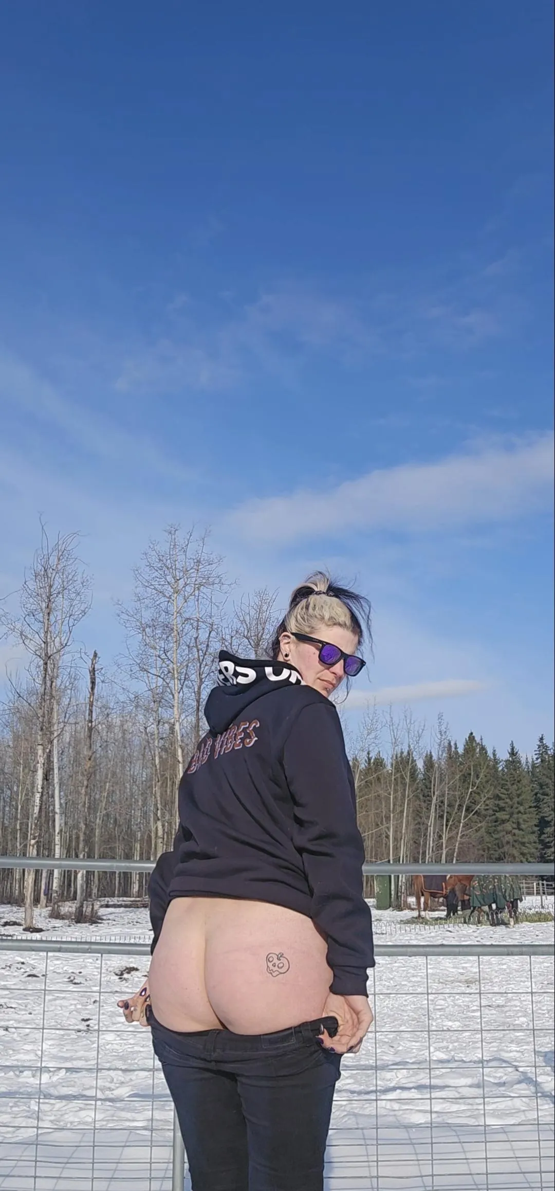 Spanking me for getting distracted while doing chores