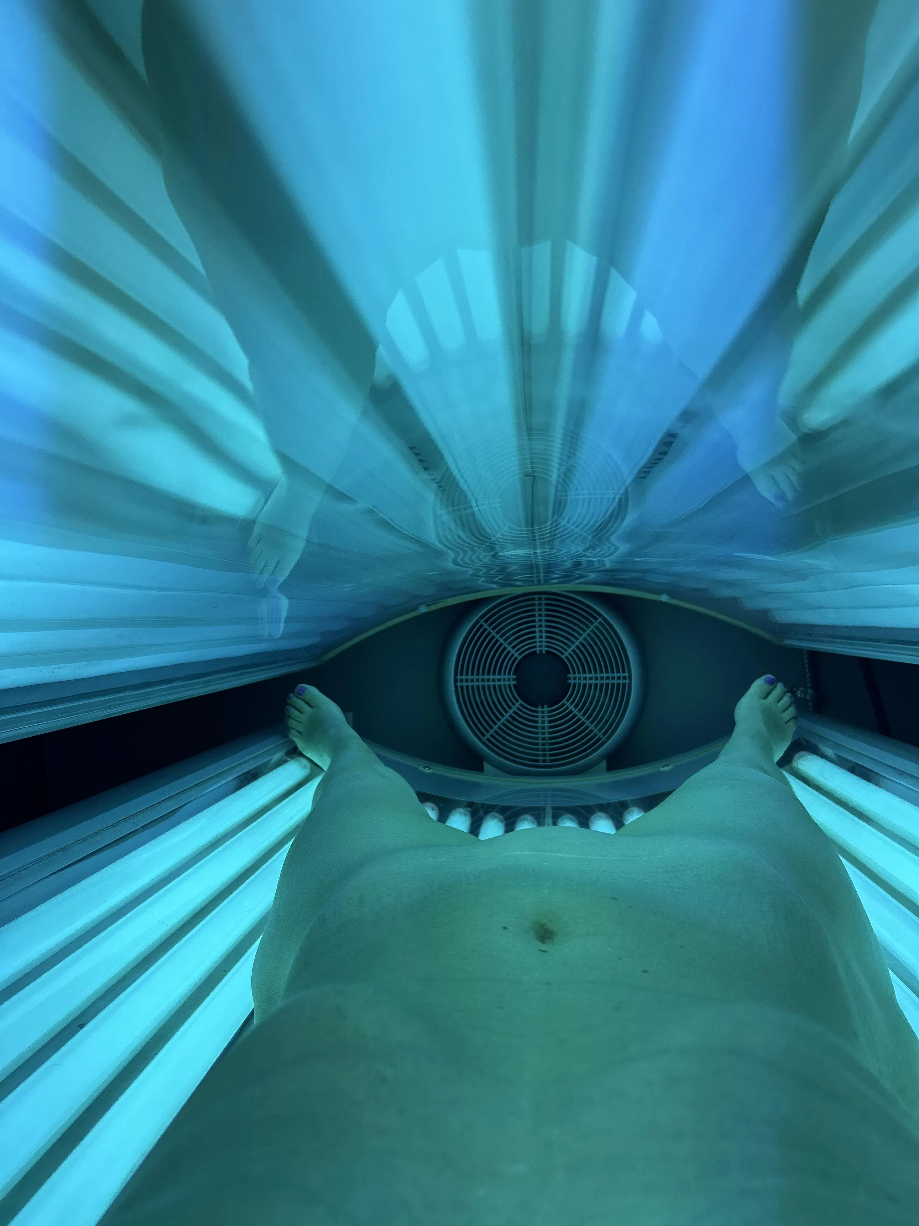 Tanning makes me wet