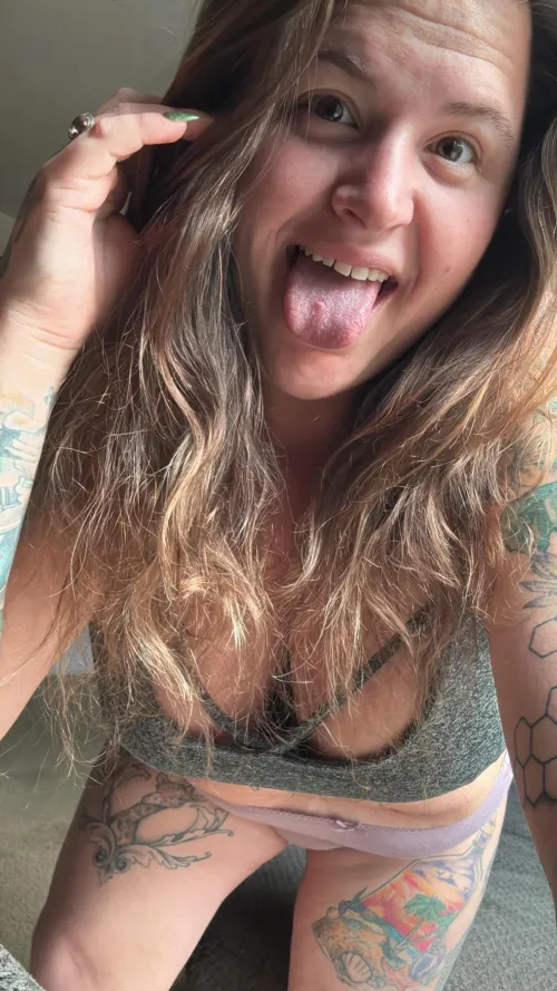 Tatted bbw afternoon delight!