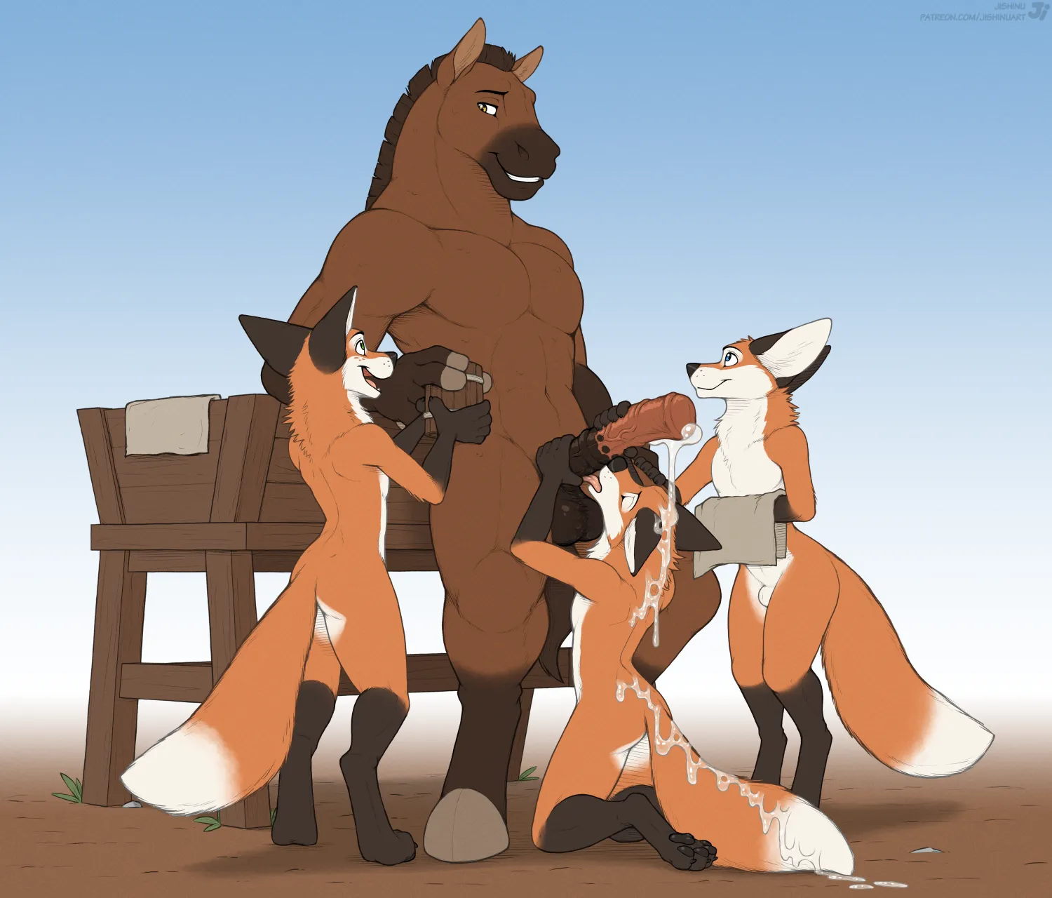 Town Sketch - Stablehands (jishinu) [MM]