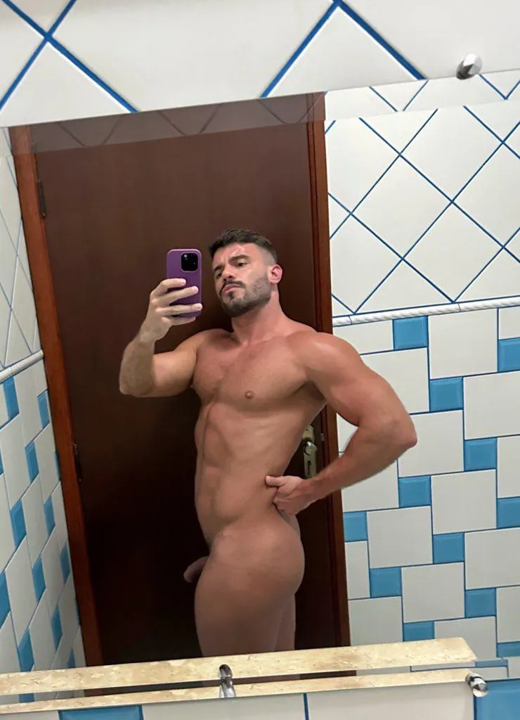 What is better than a soft cock? A thick butt