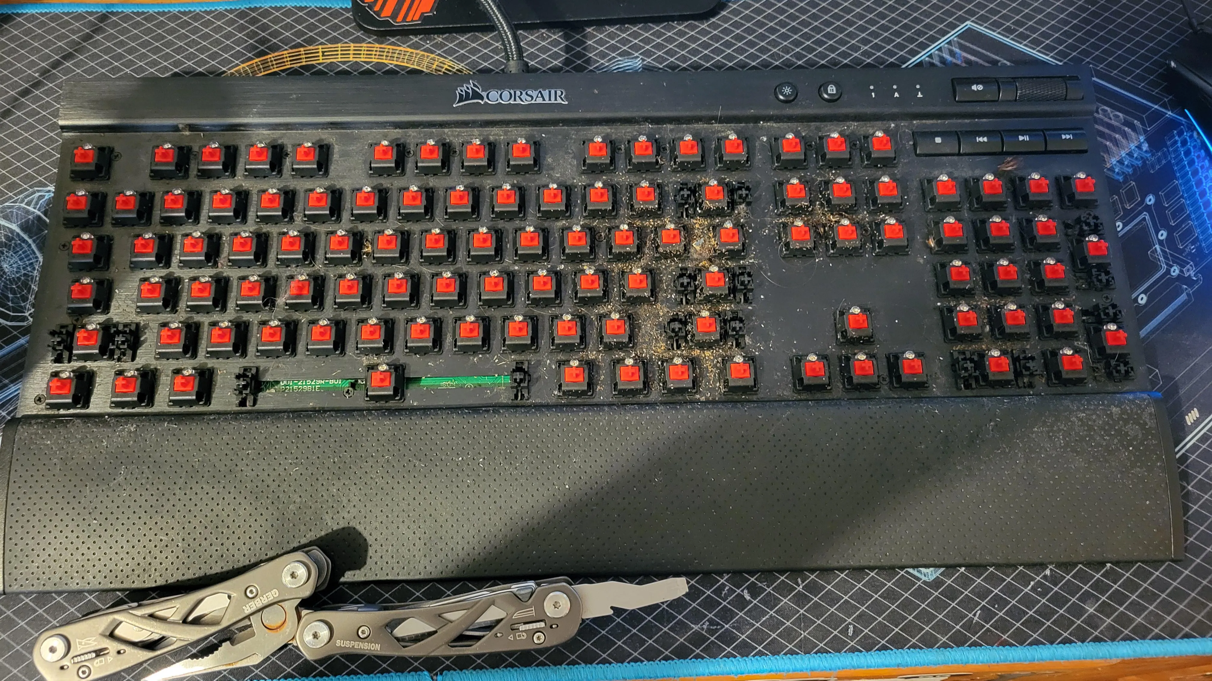 What its like gaming in a roach infested home.