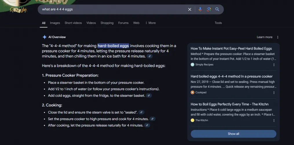 444 in the wild, kitchen