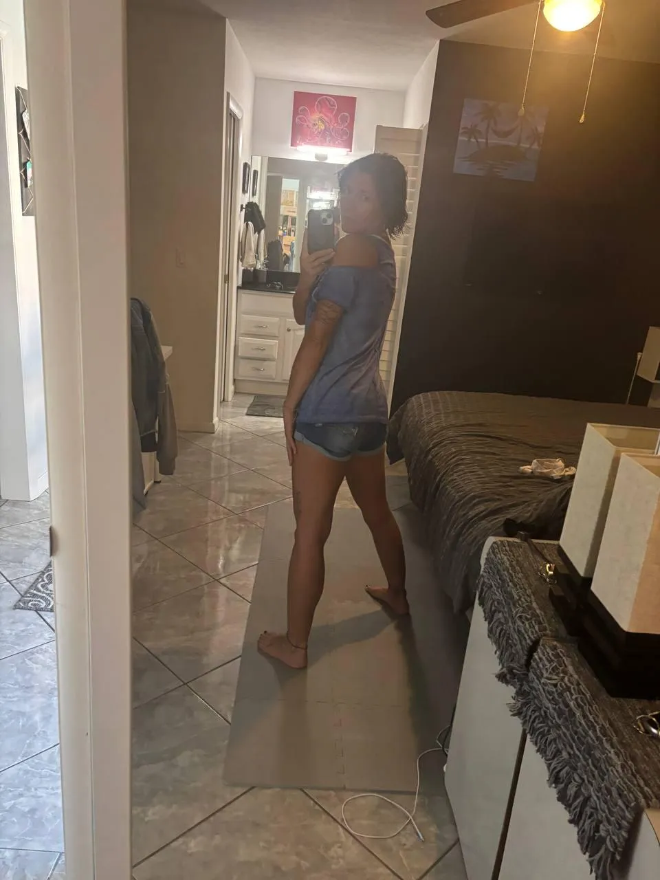 52 year old mom. Think fast, would you?