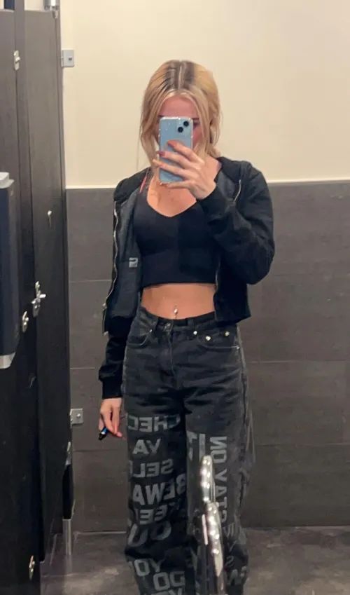 black jeans are perfect!