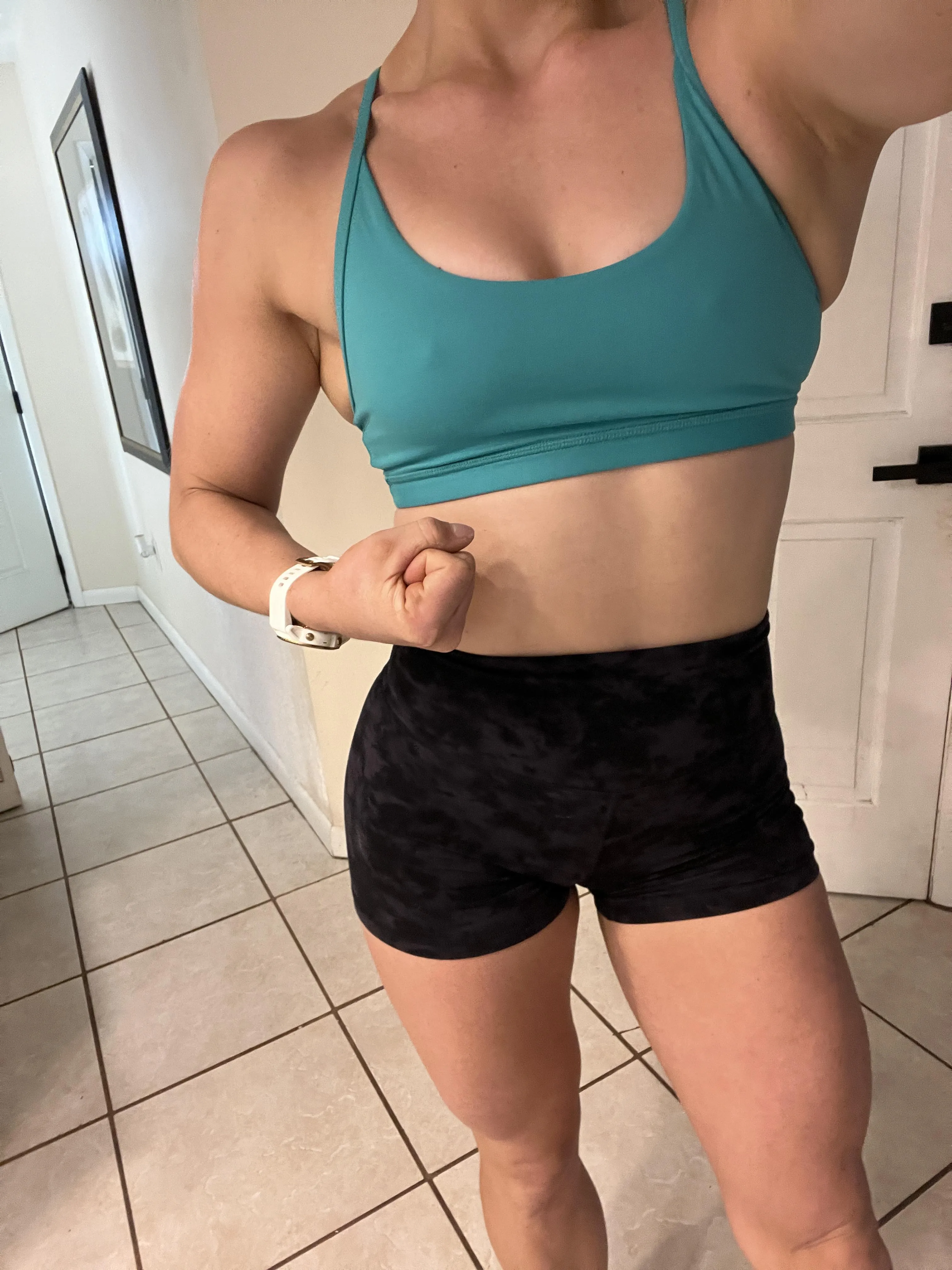 Got nice and sweaty today