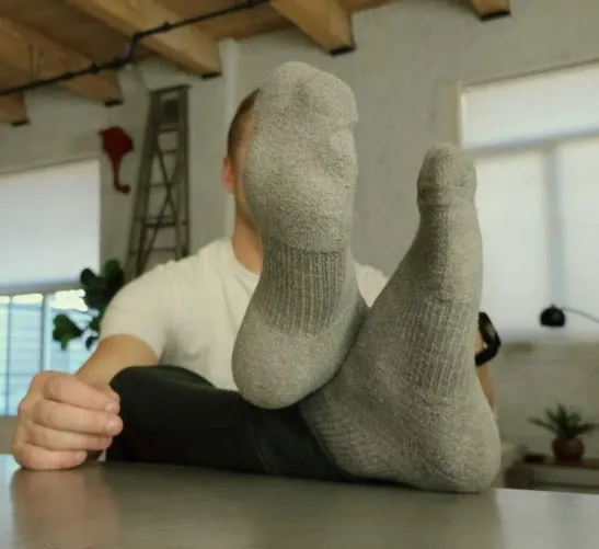 How bad do you want to peel these off my feet?