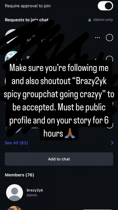 Instagram leak gc 18+