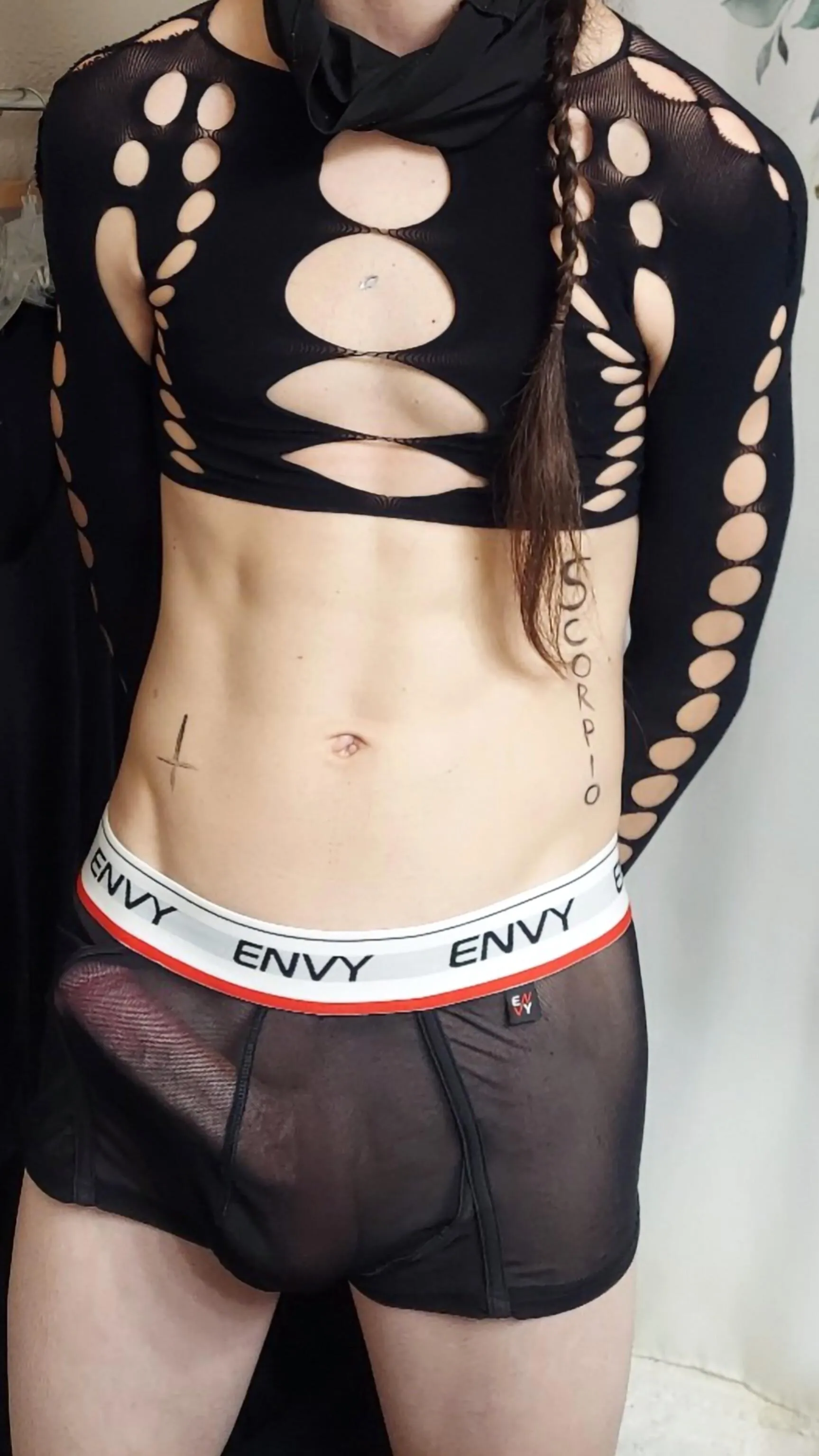 My club outfit, in the light. Wanna you dance with me?