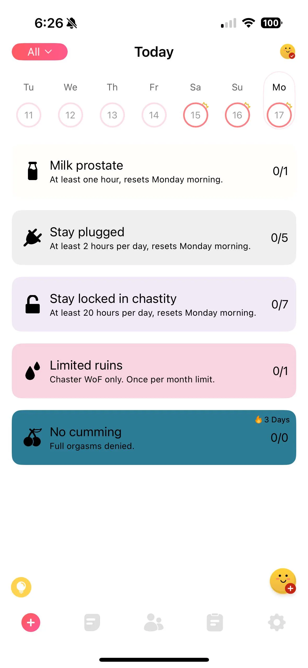 Trying a new habit tracker