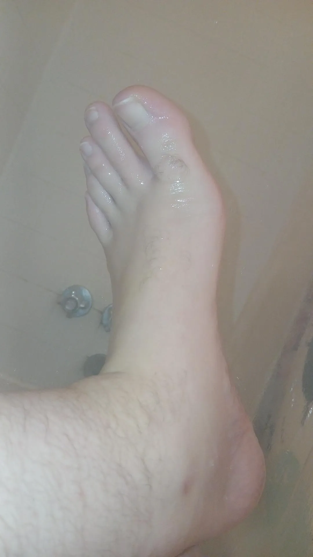 What are you waiting for? Suck my toes.