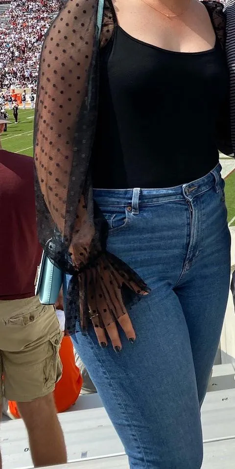 Wife wants to know if you saw her wearing this in public and I wasn’t around, what would happen. 24M25F