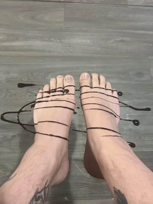 Would you lick the chocolate off?