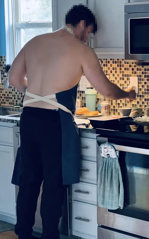 A man’s place is in the kitchen