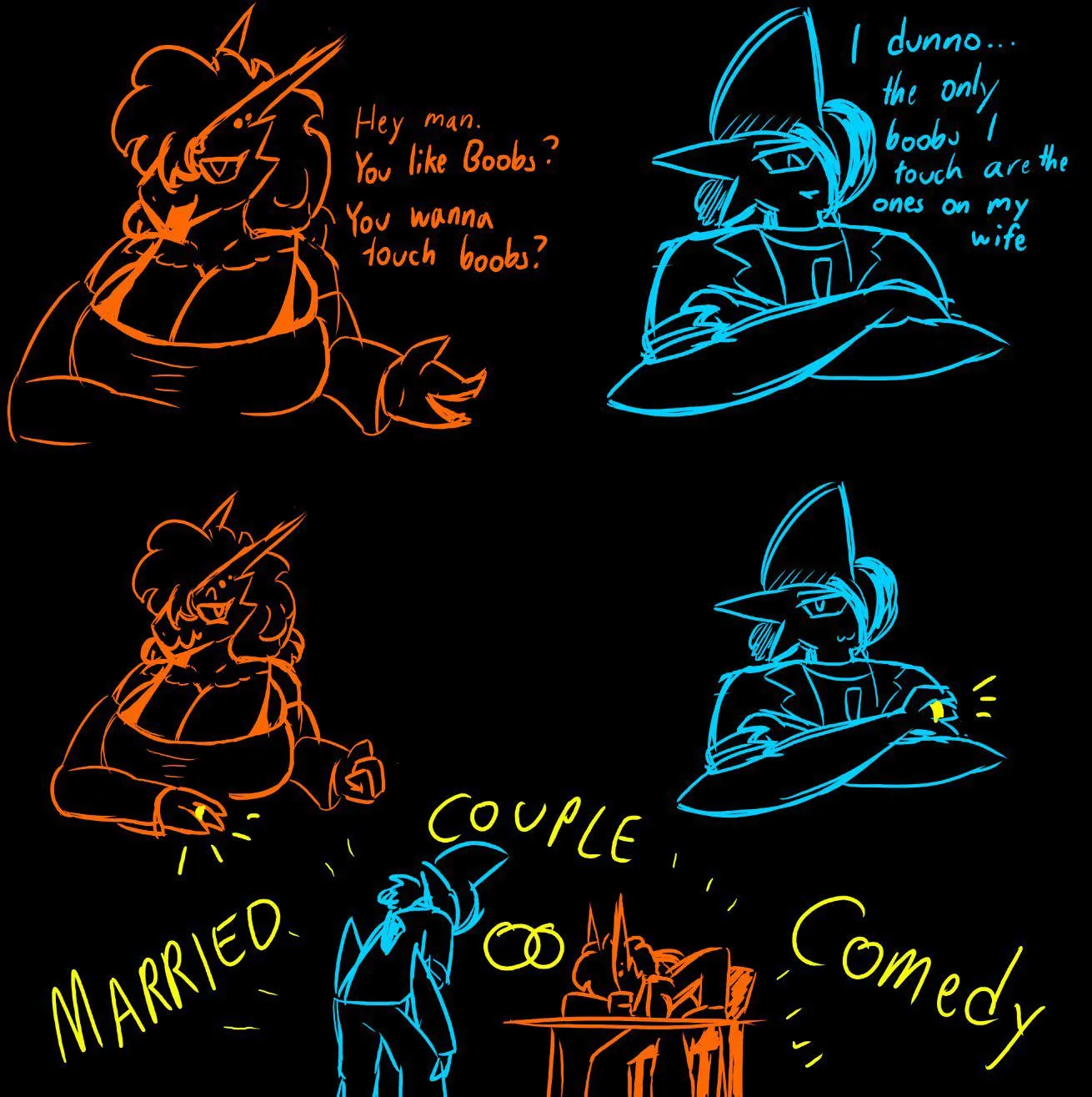 A questionably SFW comic by me