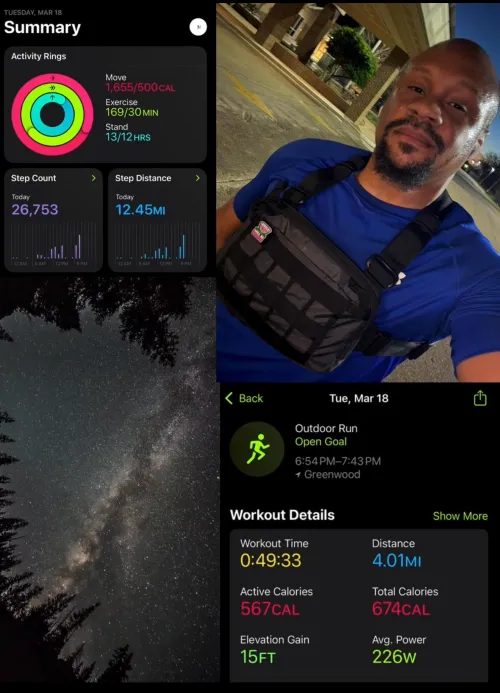 Another 🐢 4 mile/6.44 kilometer evening run.