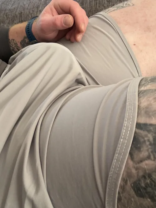 Bulge in the local coffee shop