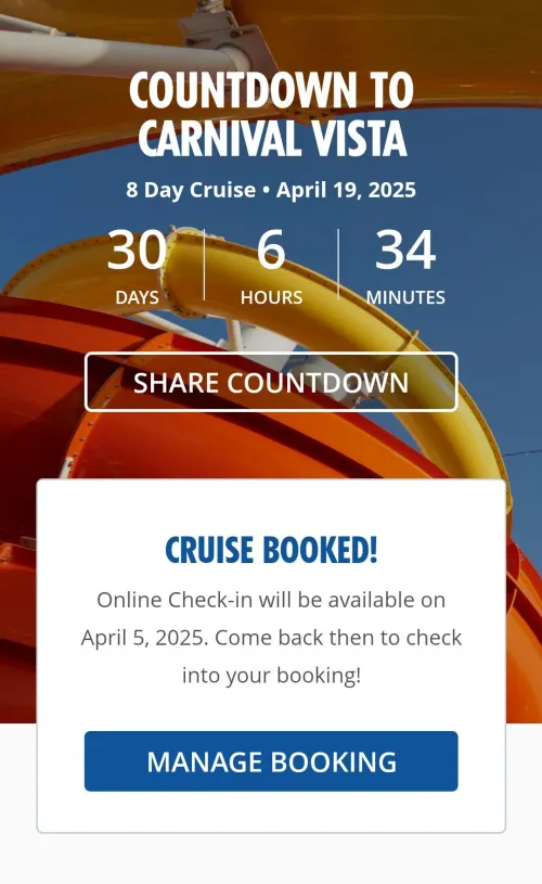 [M4F] Carnival Vista 4/19 - 4/27
