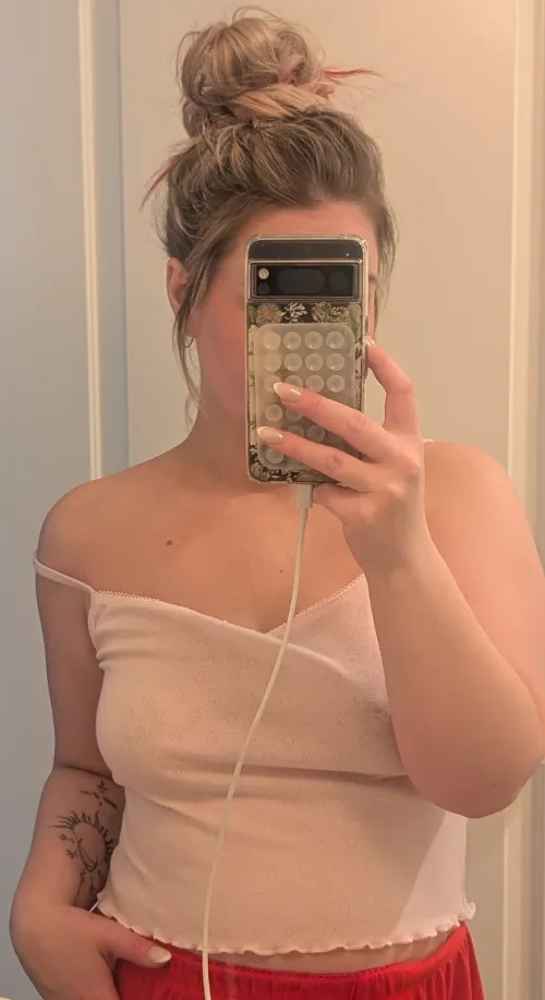 Mom's vacation hairbun