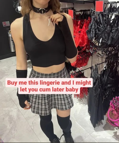 POV: You're caged and take me shopping