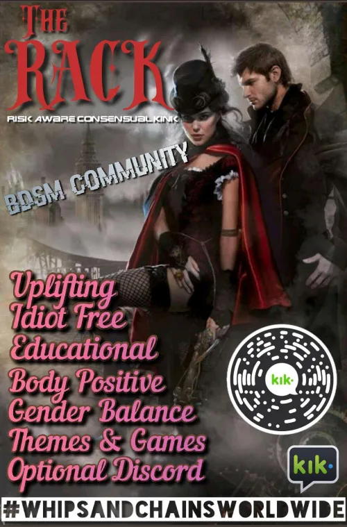 ⛓️The RACK BDSM Chat Group⛓️ Search #whipsandchainsworldwide on public groups!
