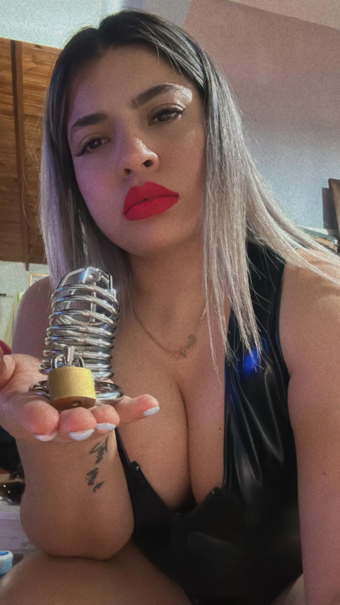 You look so small down there that I'll have to cage you.