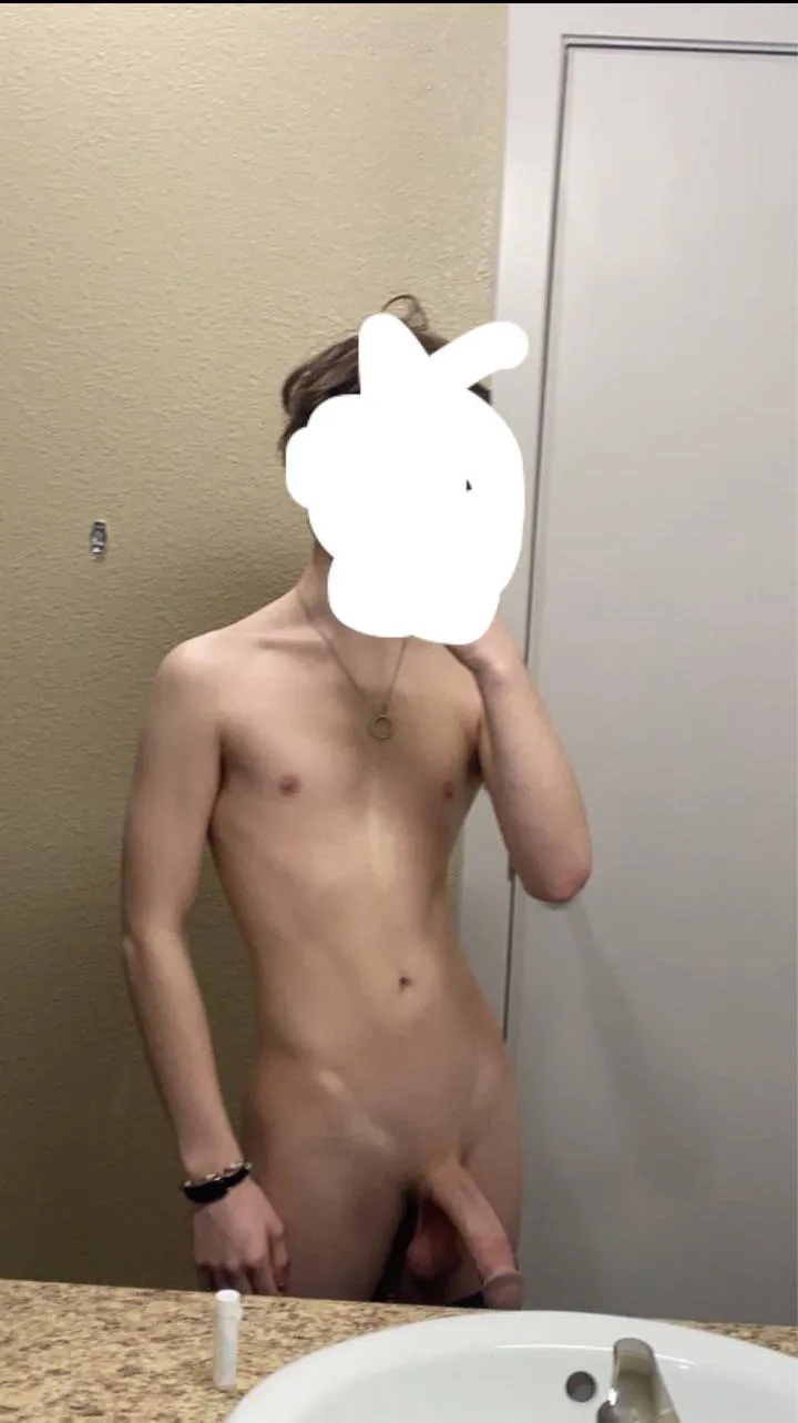 (19) would you suck my cock in the bathroom while my bros are waiting for me?