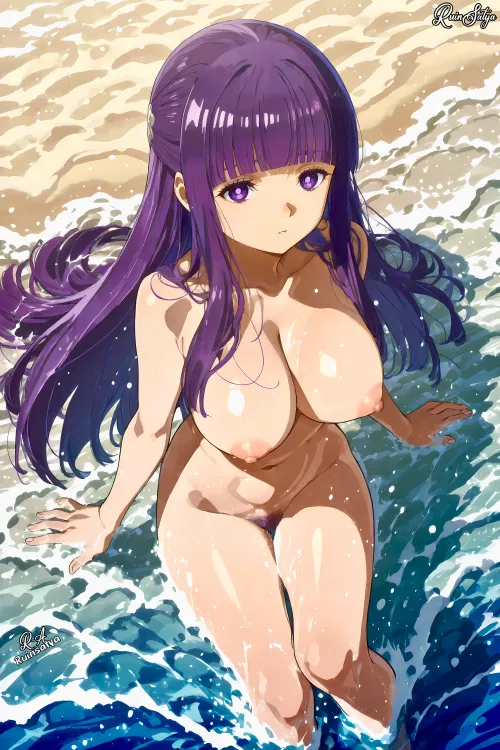 Fern Relaxing on the Beach v2 (Ruinsatya)