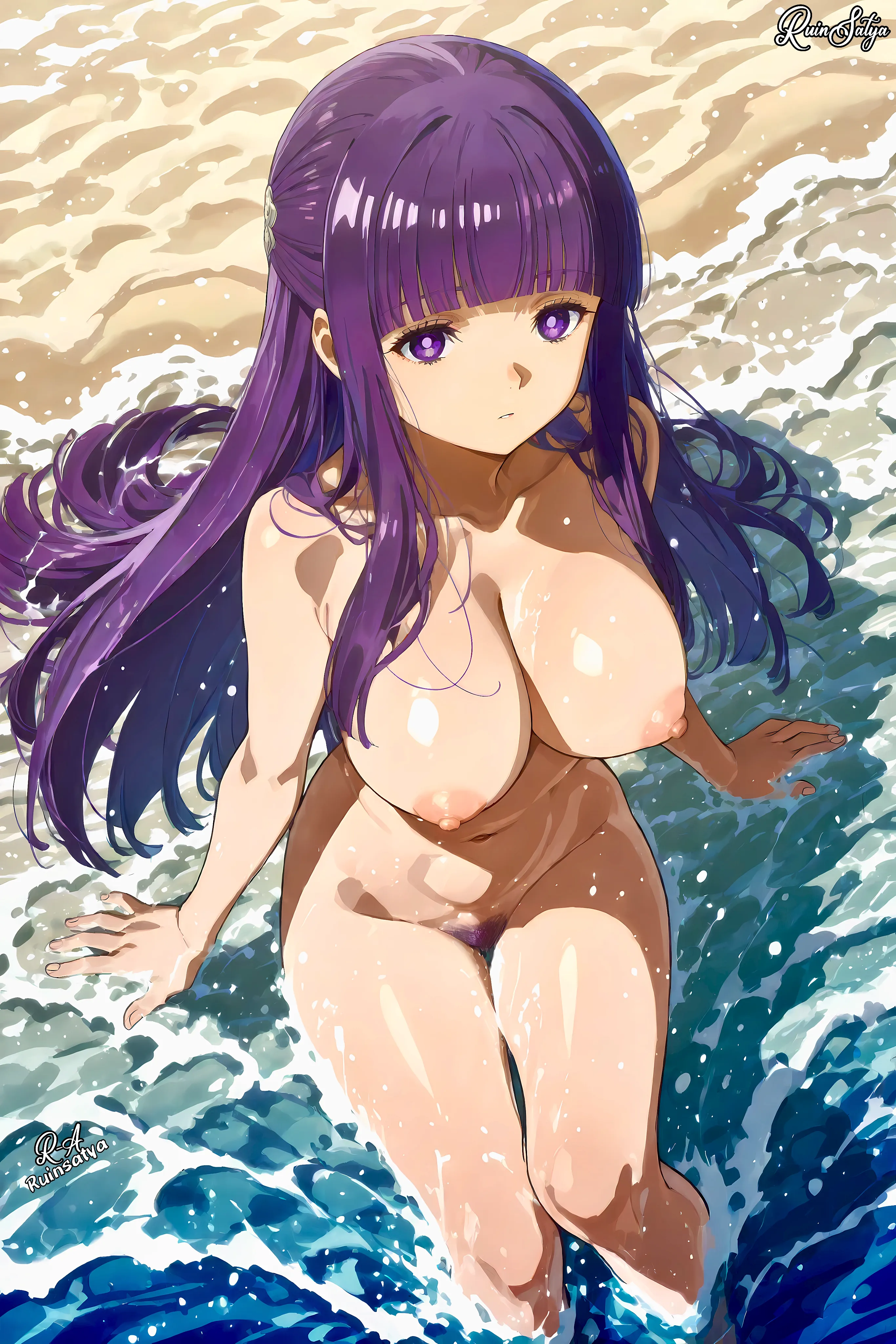 Fern Relaxing on the Beach v2 (Ruinsatya)