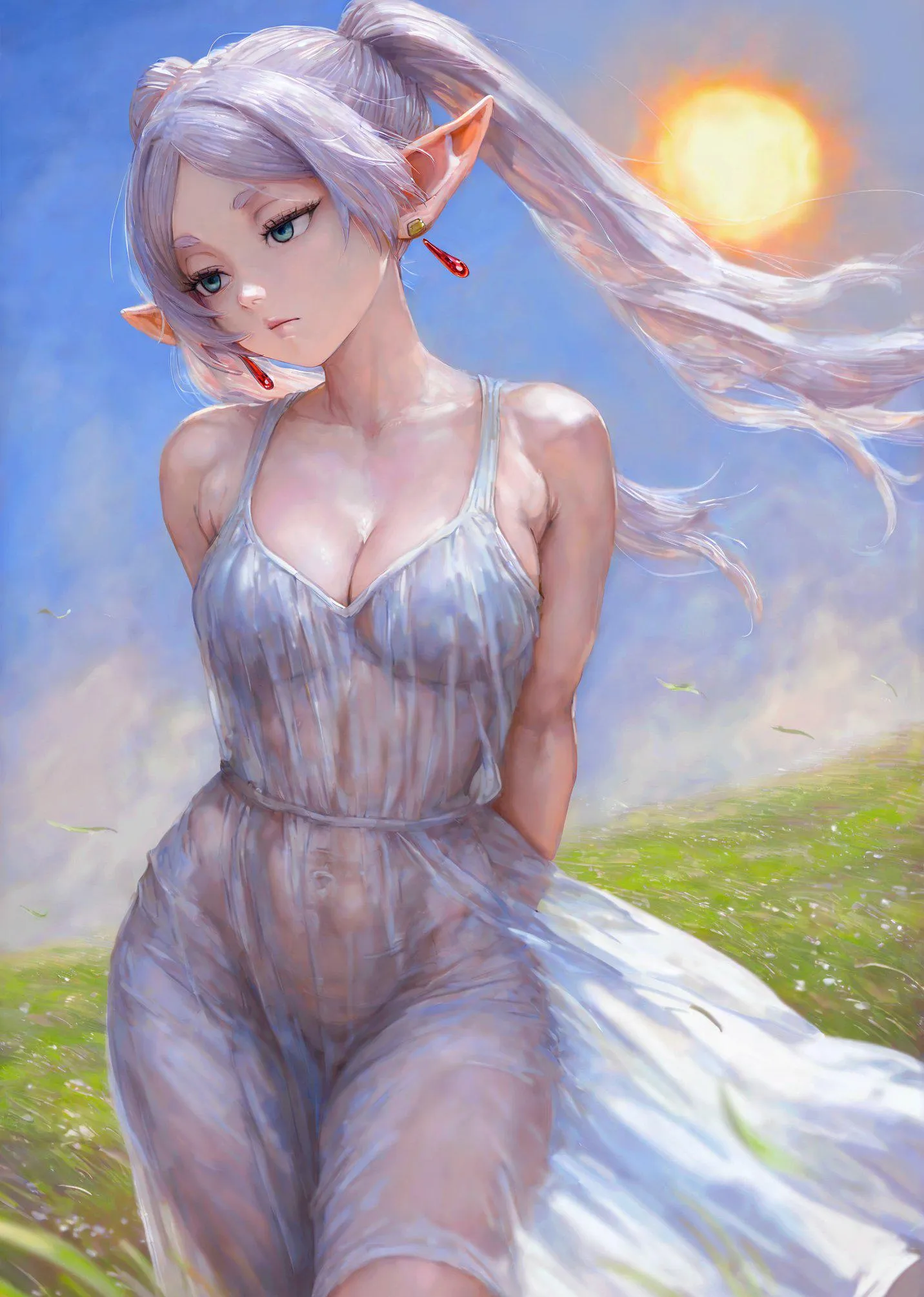 Frieren in Transparent Dress (MercyofBlade)