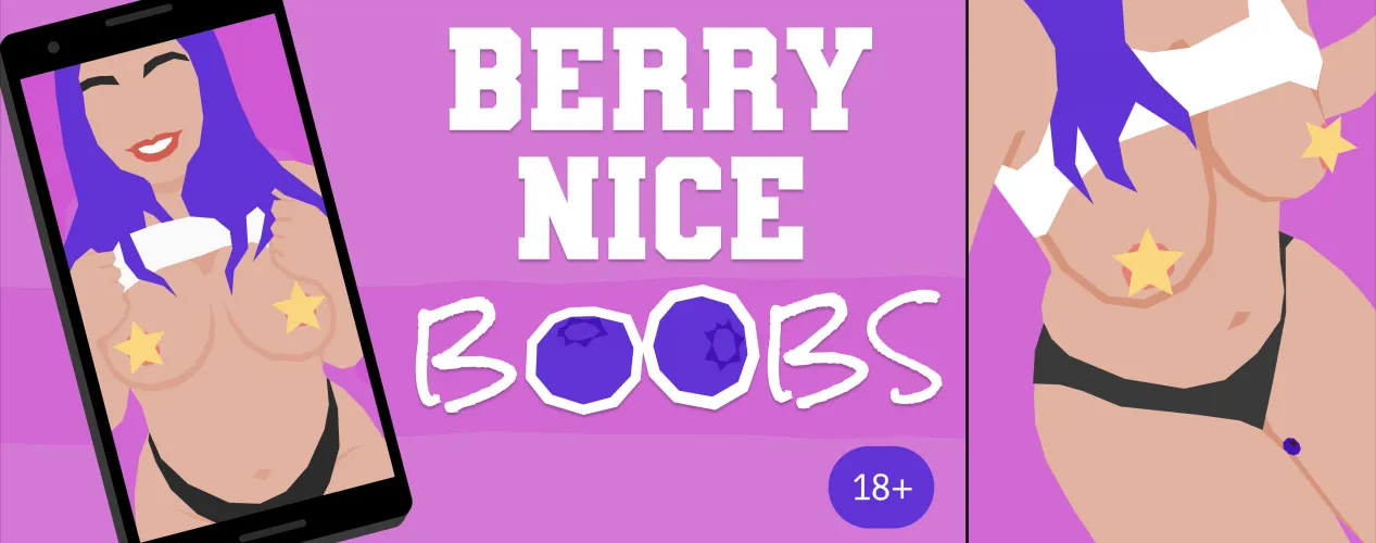 *NEW* - “Berry Nice Boobs” is a browser game where Ellie shows her tits