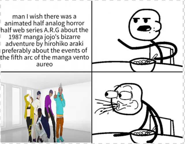 QUIT PULLING YOUR PUD AND WATCH ETRNAL DAYS OF NIGHT IT IS P E A K JOJO FAN CONTENT