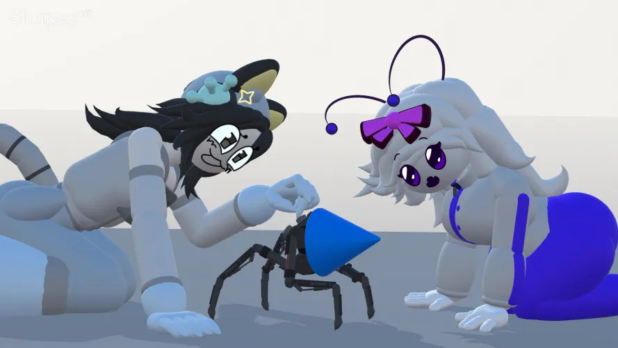 Stella meets molly :3