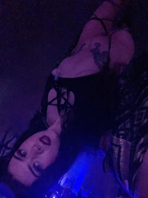 This rave outfit had extremely tiny bottoms