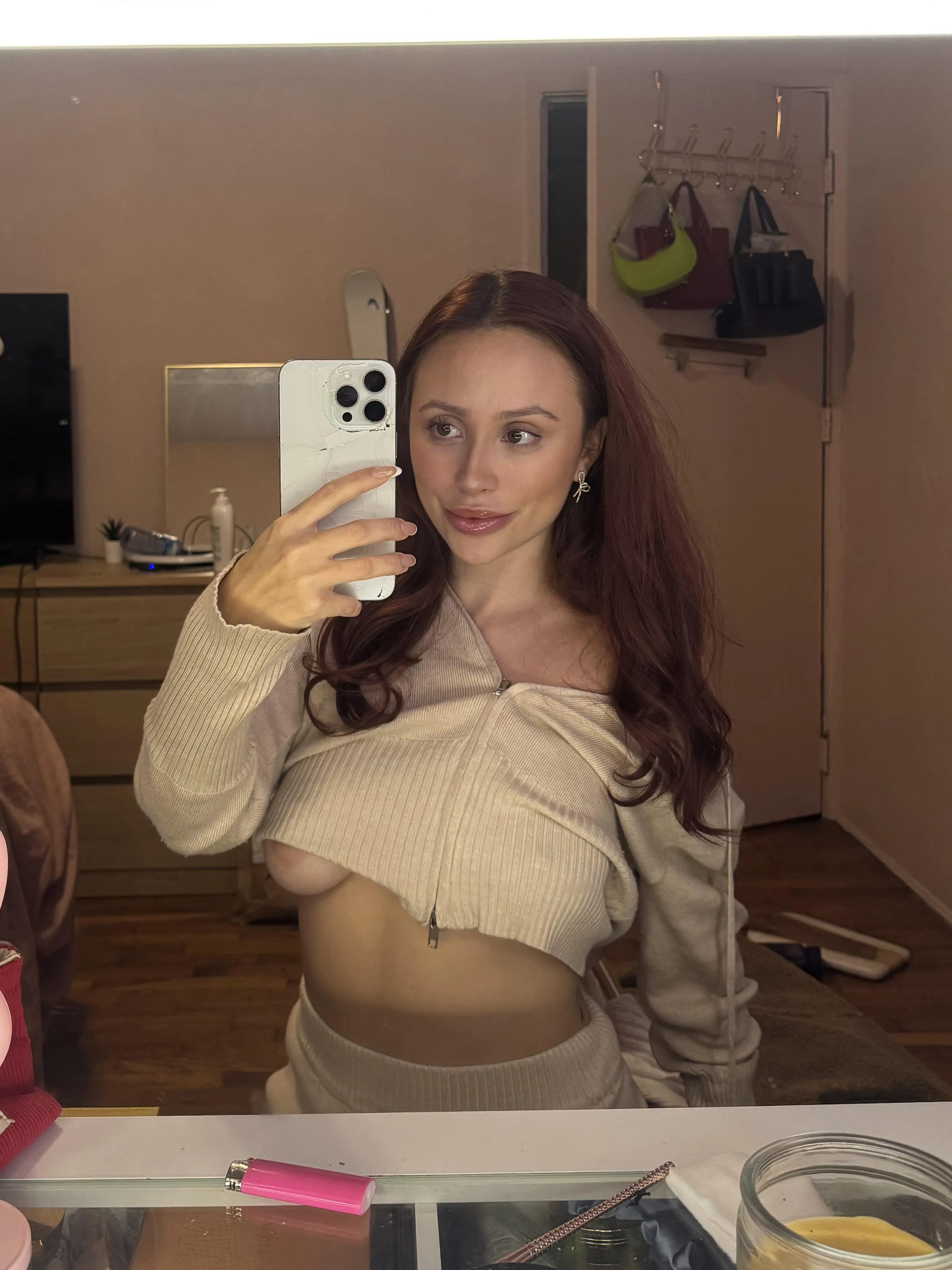 Would you pretend you didn’t notice my boob or tell me?